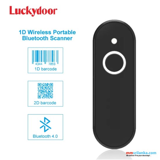Luckydoor K-60 2d barcode scanner portable handheld android wireless 2d pdf417 smart barcode scanner (1Y)